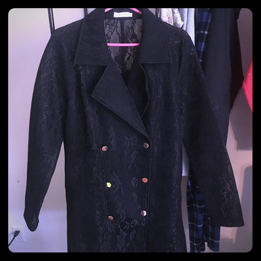 Fancy lace coat